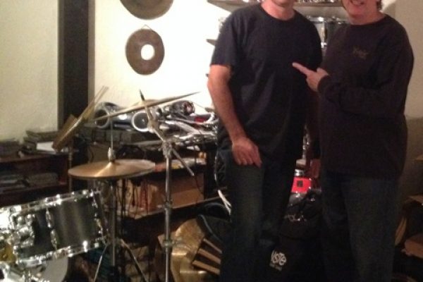 At Fortune Drums with Dale Flanigan